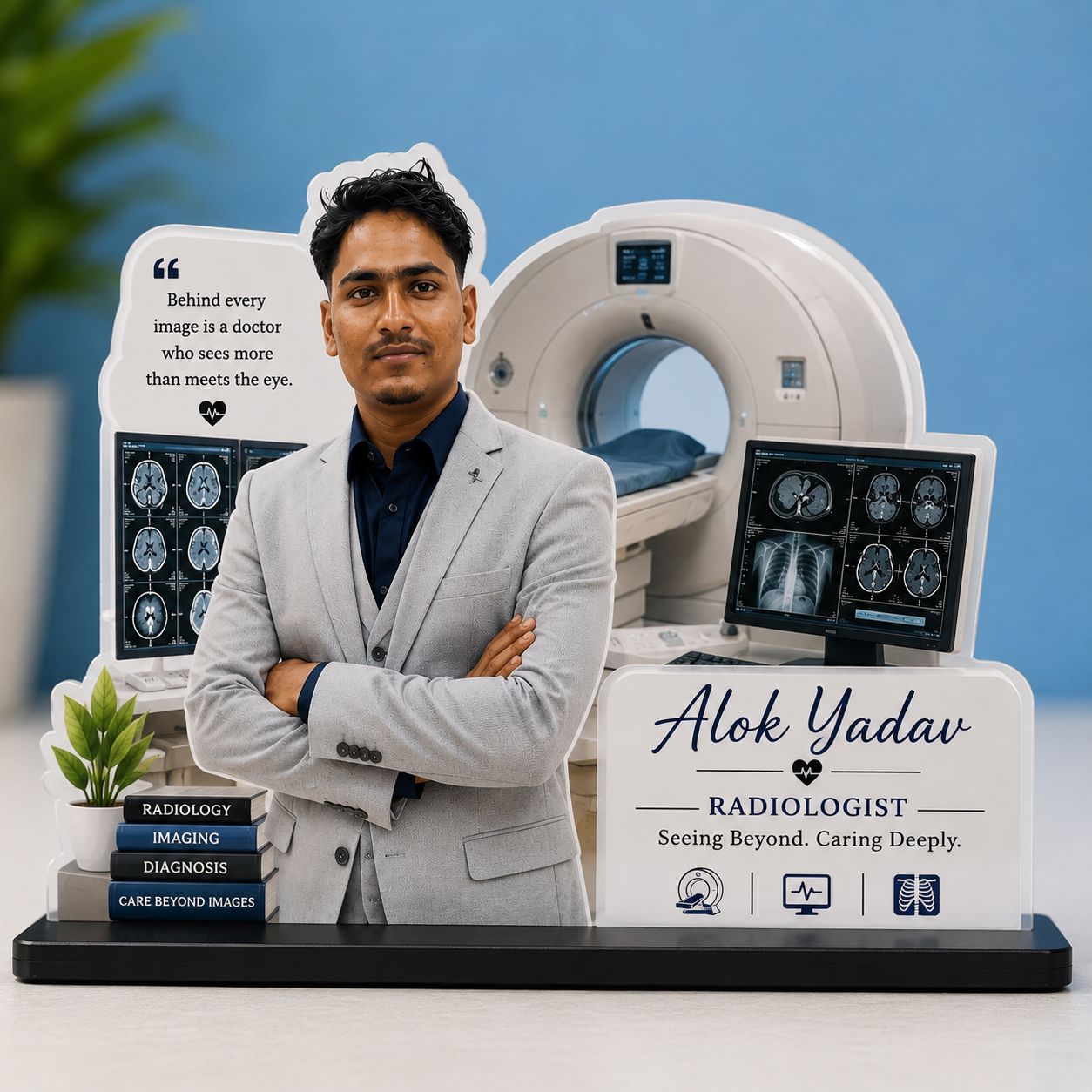 Radiologist & Medical Professional Caricature
